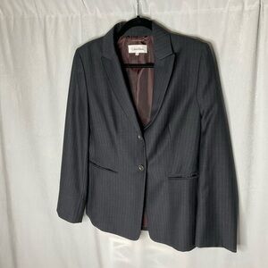 Calvin Klein Pinstripe Blazer Size 8